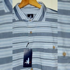 Johnnie-O Long Sleeve Button Shirt Mens Large Small NWT $125